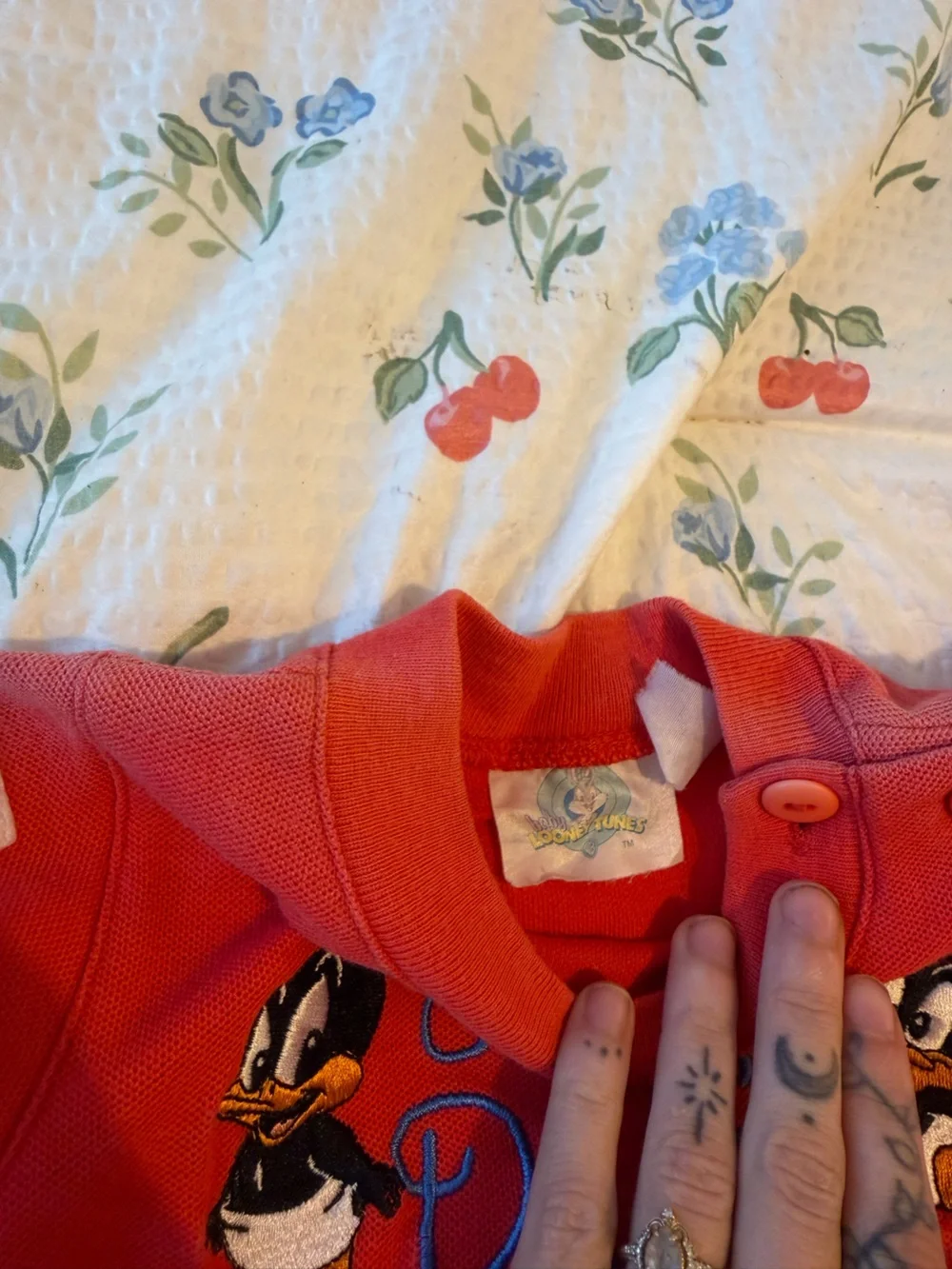 Rare Looney tunes Baby Daffy Outfit